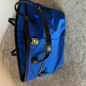 Kentucky Blue nylon Michael Kors handbag. It is real. Barely used , 8 years old